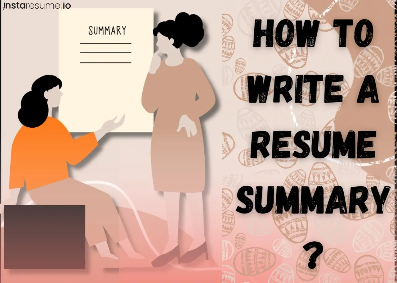 How to Write a Resume Summary